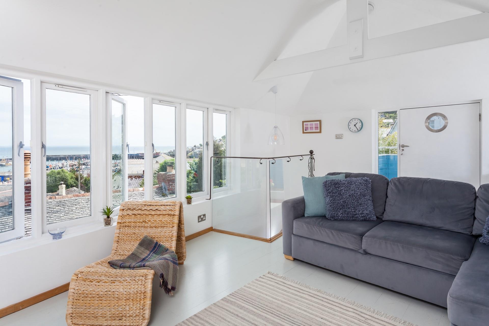 The gorgeous furnishings make this a cosy space for two.