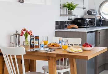 Enjoy a hearty breakfast before heading out to explore some of Cornwall's hidden gems.