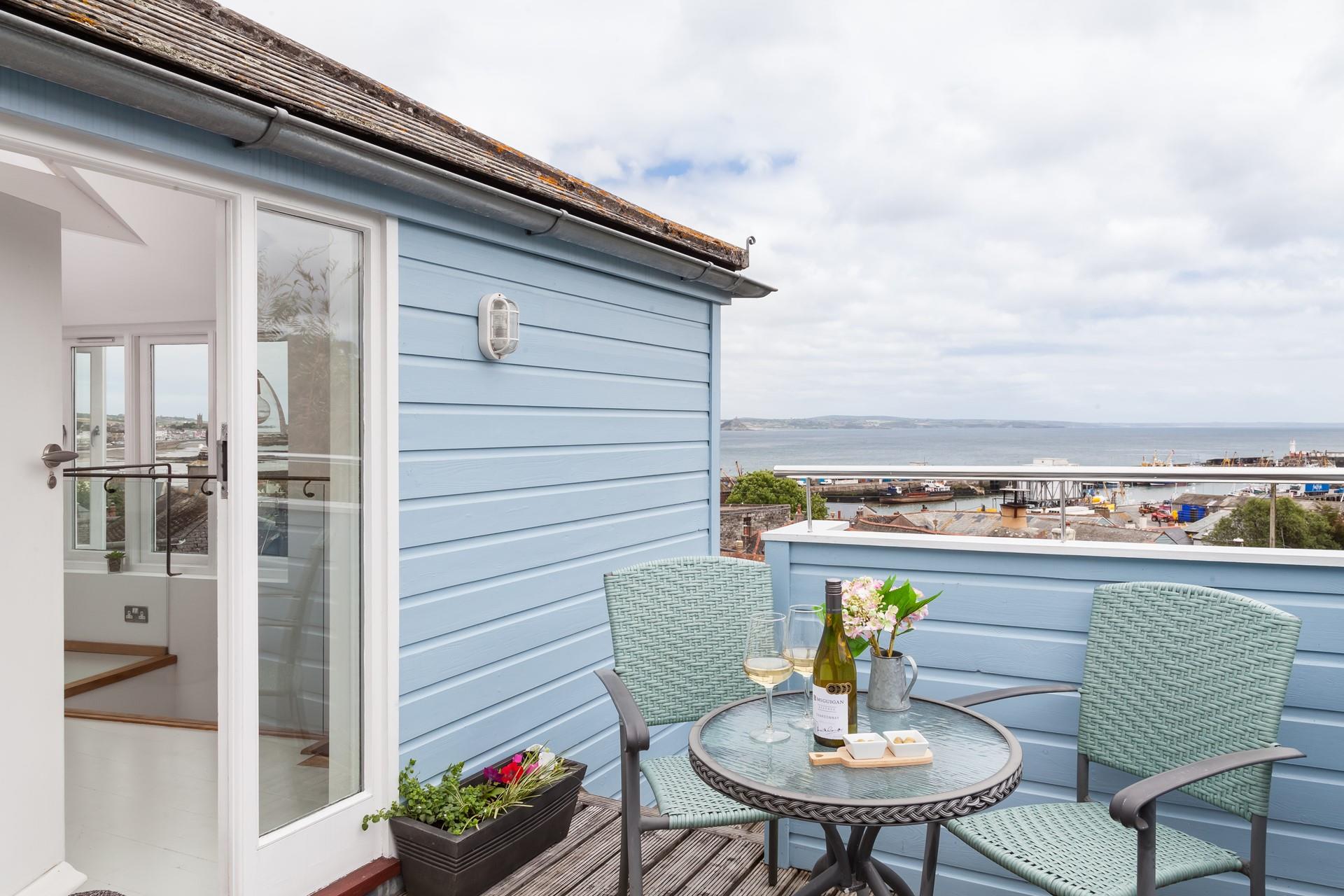 Sit on your outside terrace and watch the world go by.