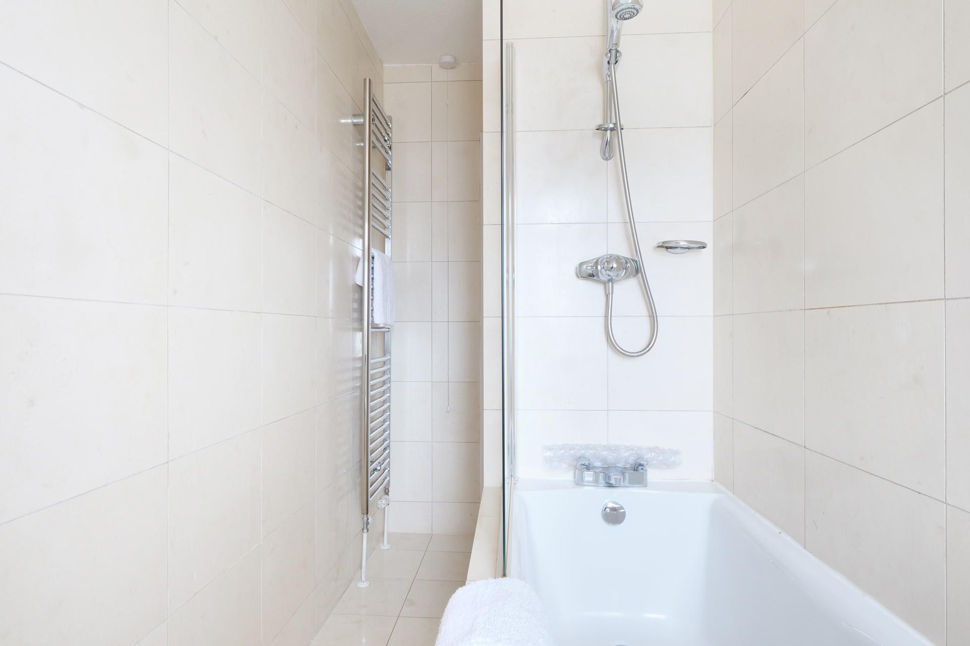 Take warm fluffy towels straight from the heated rail after an invigorating morning shower.