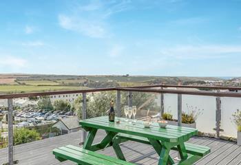 Enjoy the views over Newquay.