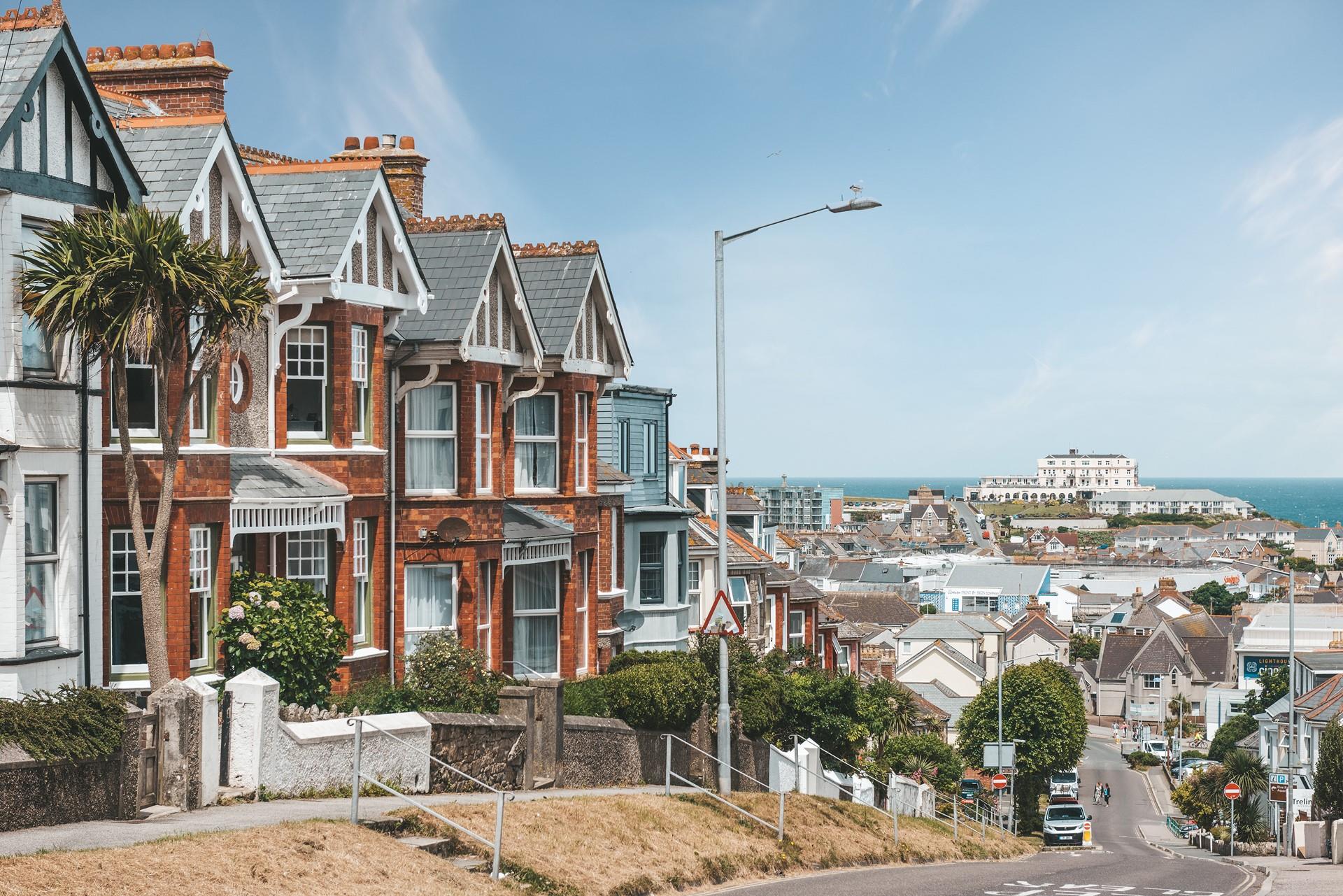 Lucille's is a period home that sits above the town, making it conveniently located for the town and beach.