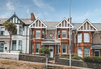 A terraced Victorian home, Lucille's has been lovingly restored, retaining much of its character.
