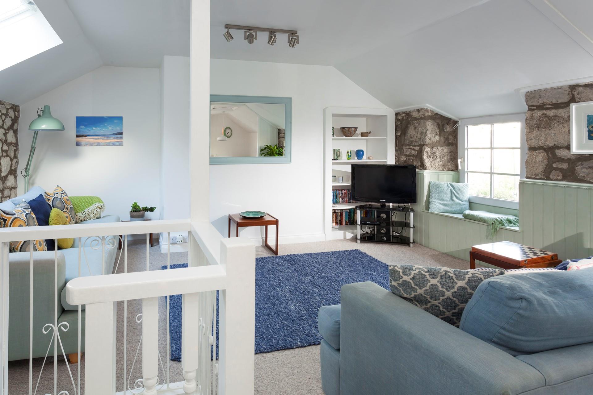 Sink into the sumptuous sofa after spending the day in St Ives.