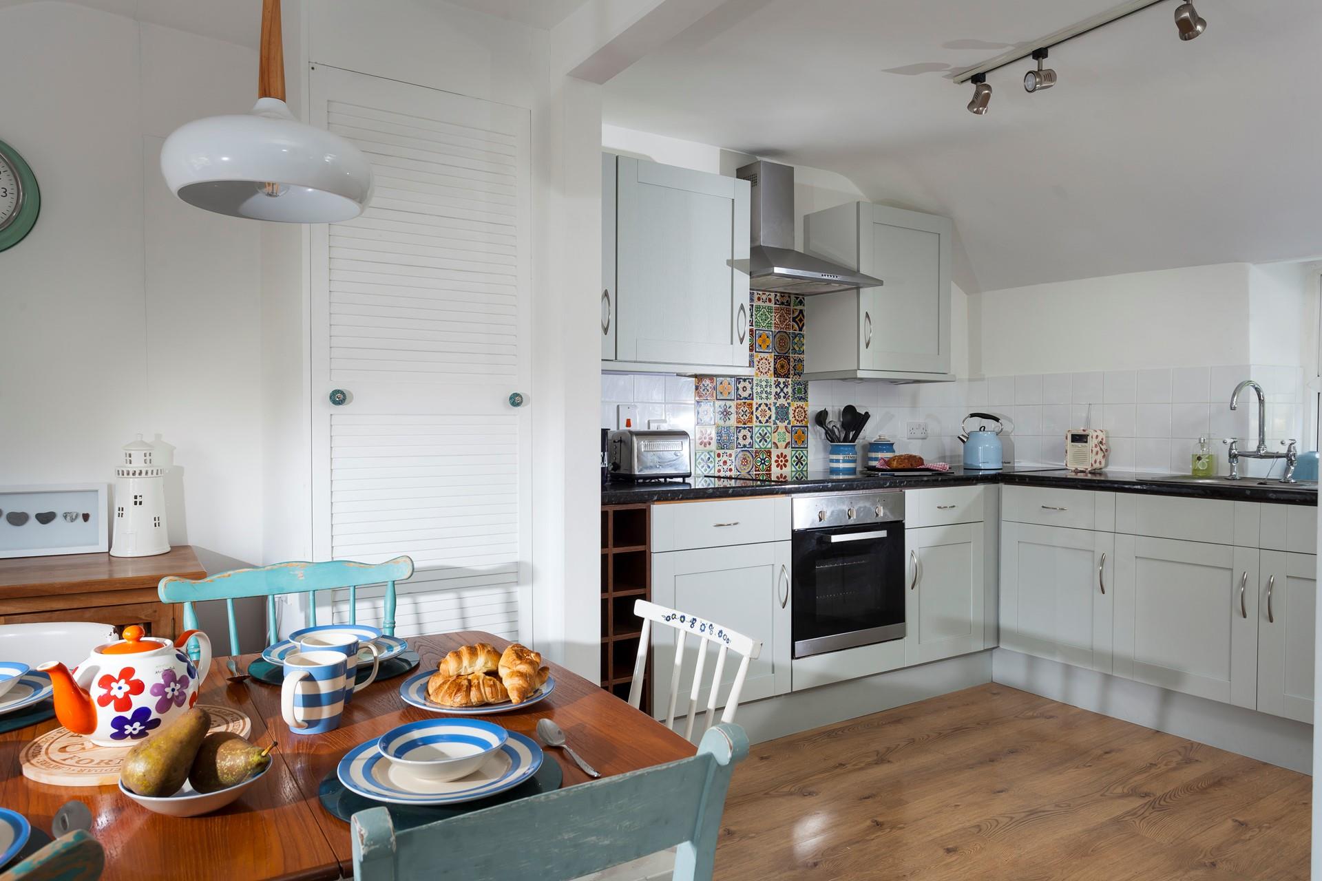 Enjoy warm buttery croissants at breakfast time.