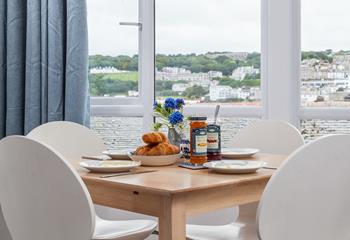 Indulge in a leisurely breakfast before heading out to explore St Ives.