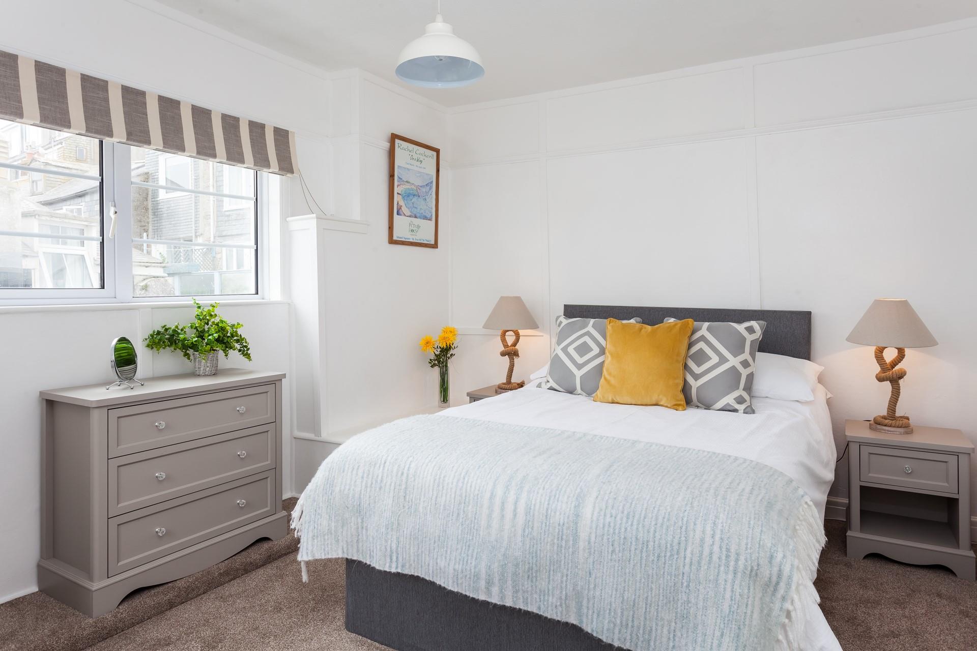 The beautifully finished bedroom makes for the ultimate place for rest and relaxation.