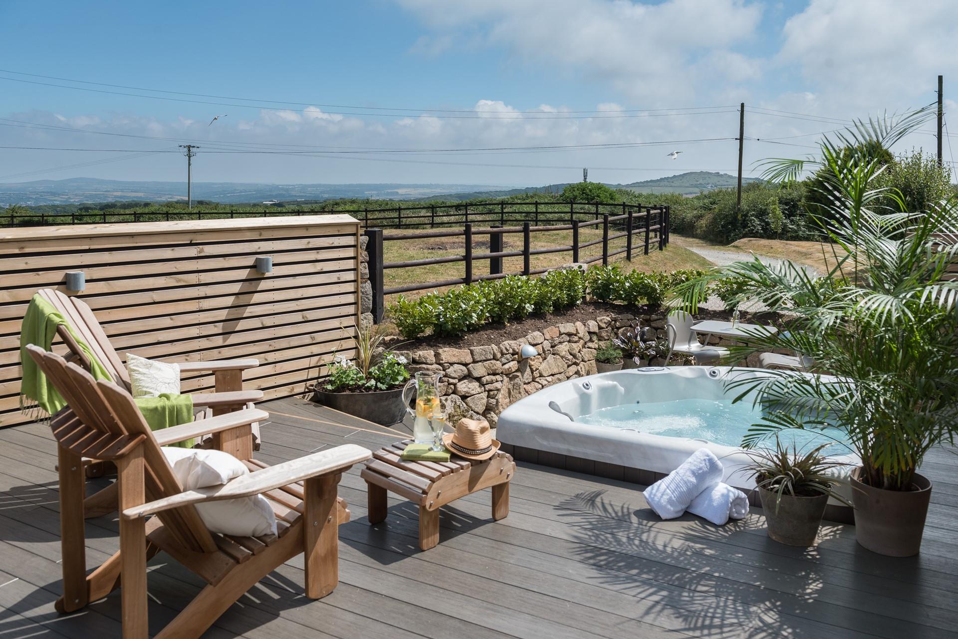 Soak up the sunshine and tranquillity whilst admiring the countryside views. 