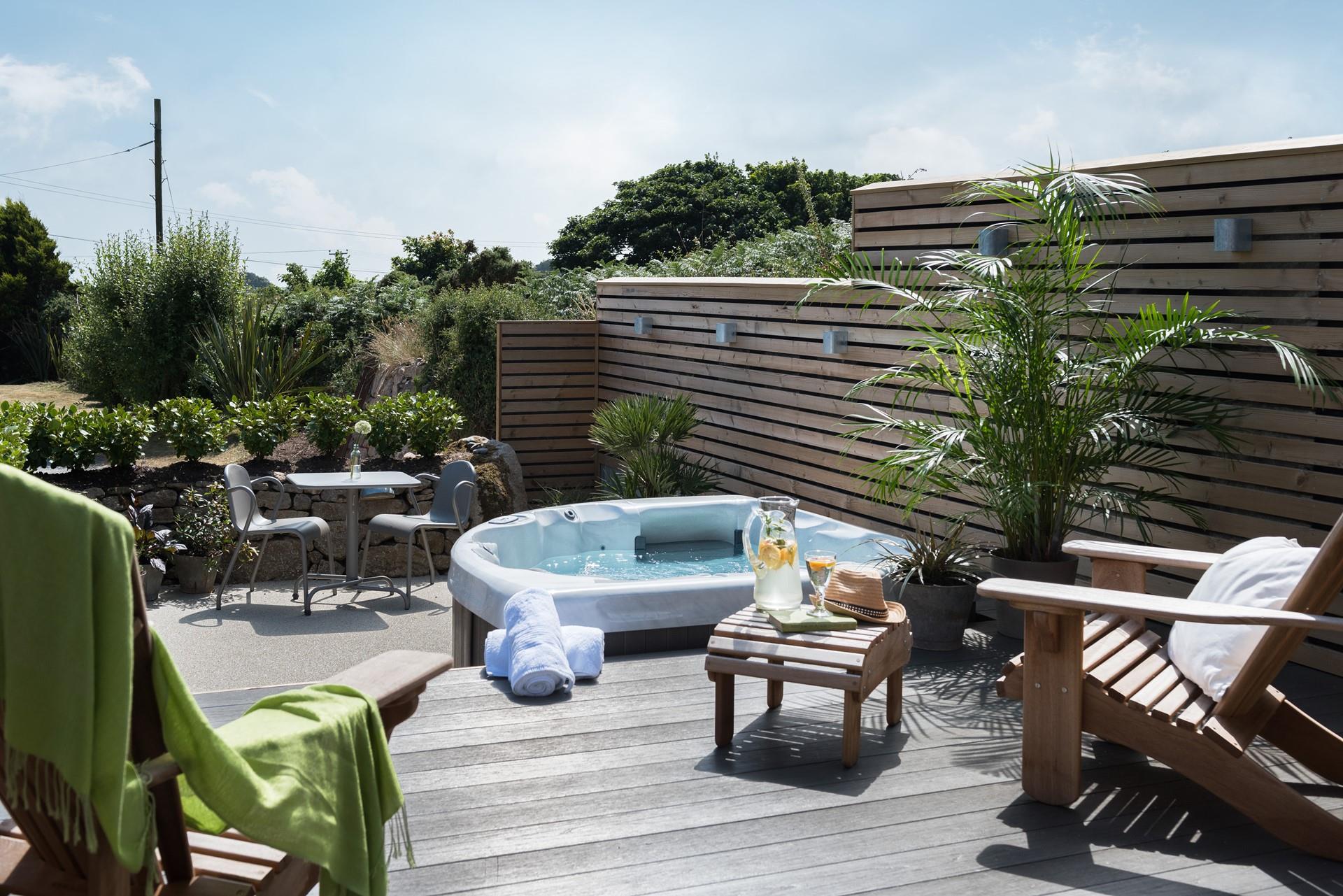 Perfectly peaceful, the private garden is the perfect spot to relax in the sunshine.