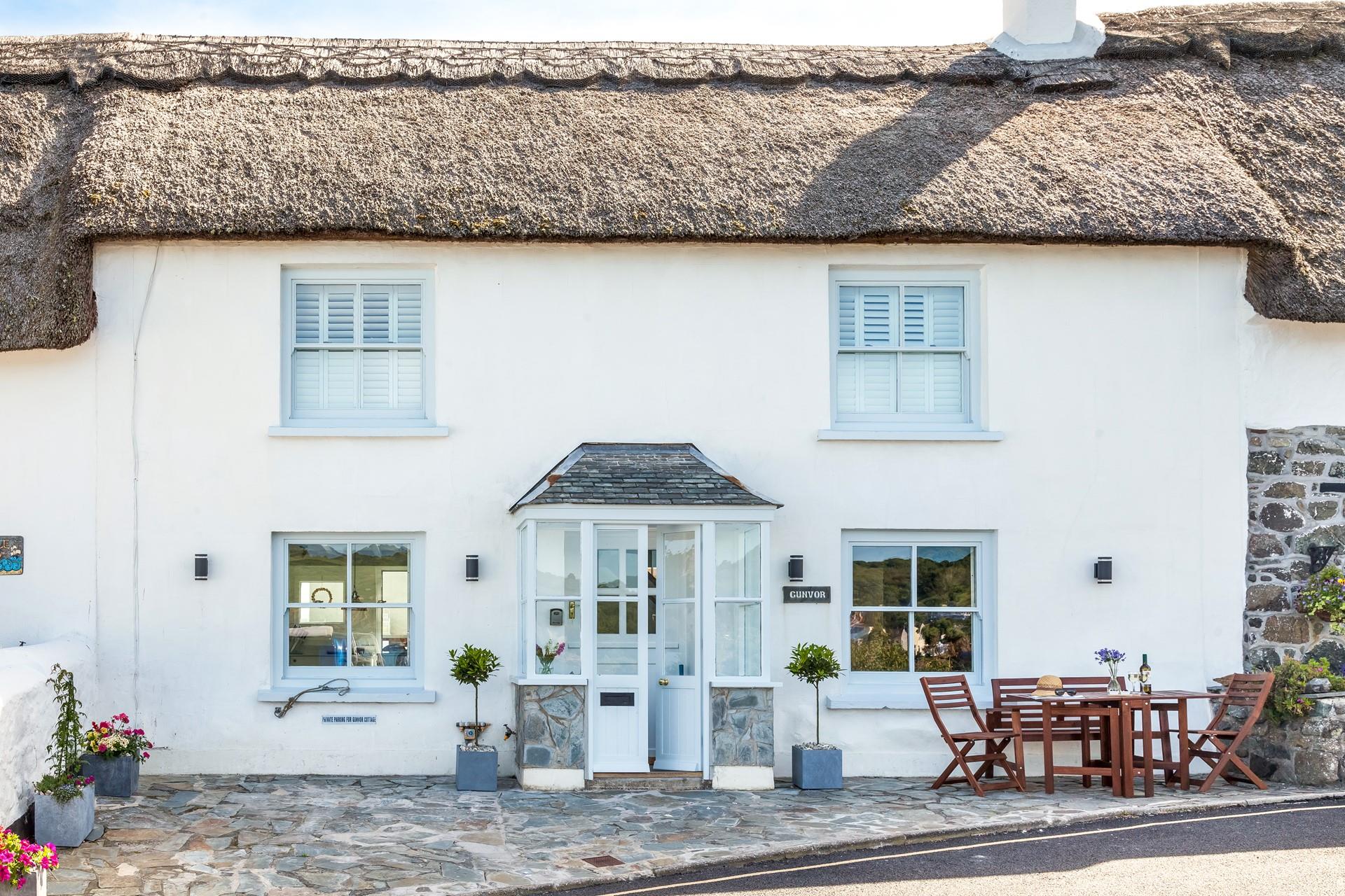 Gunvor Cottage has parking for one small car at the front, alternatively, there is an honesty car park nearby.