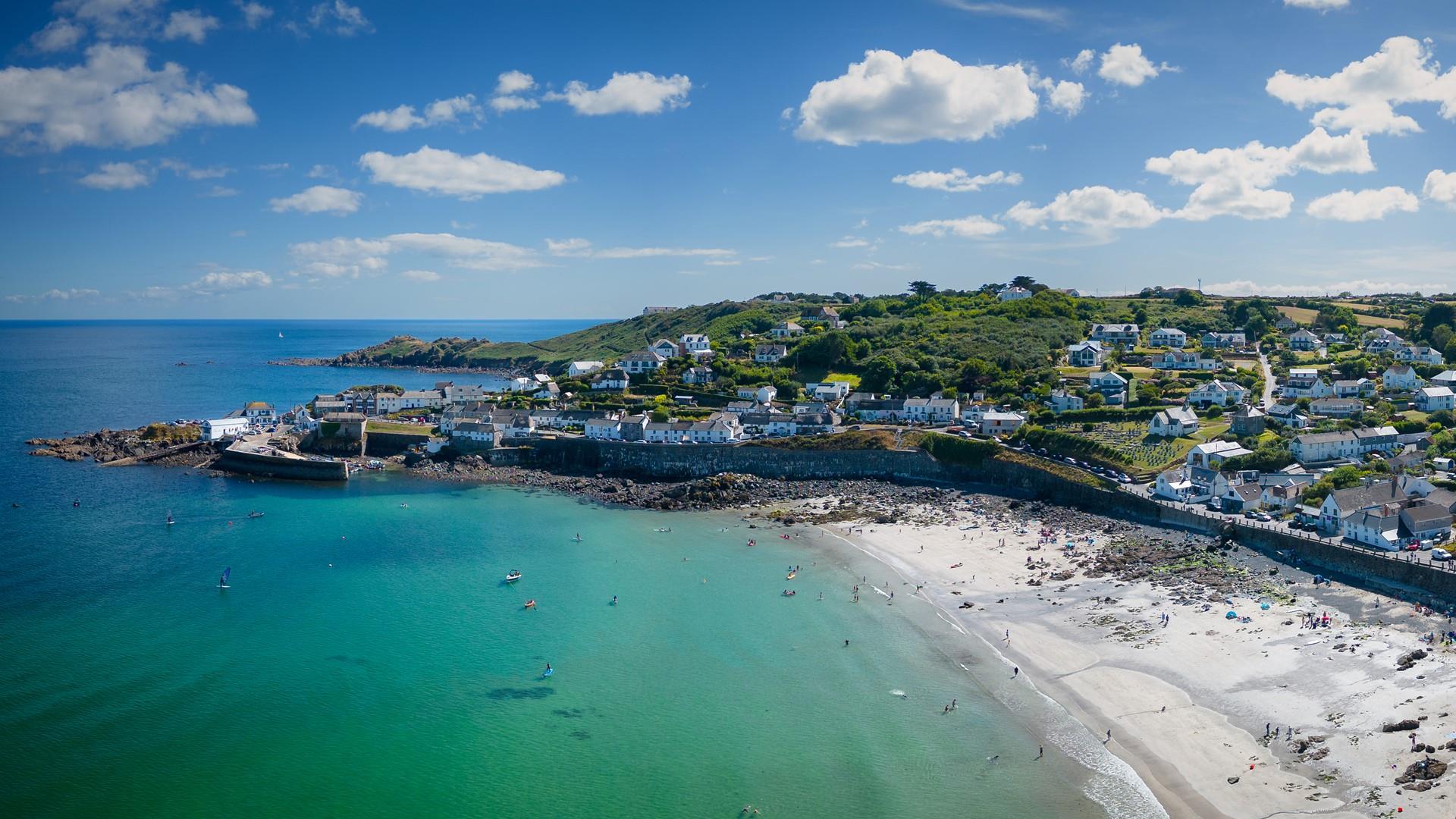 Spend your days on Coverack's white sand and dipping in the turquoise waters.