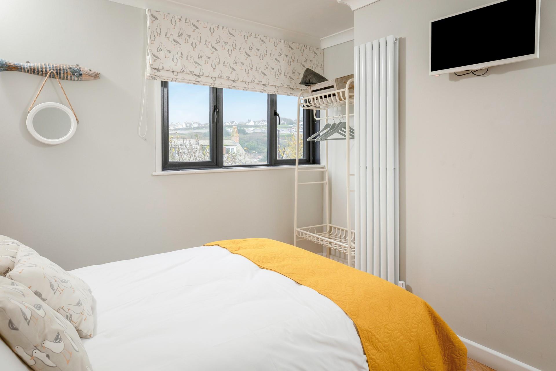 Spend a quiet evening in bed watching a film.