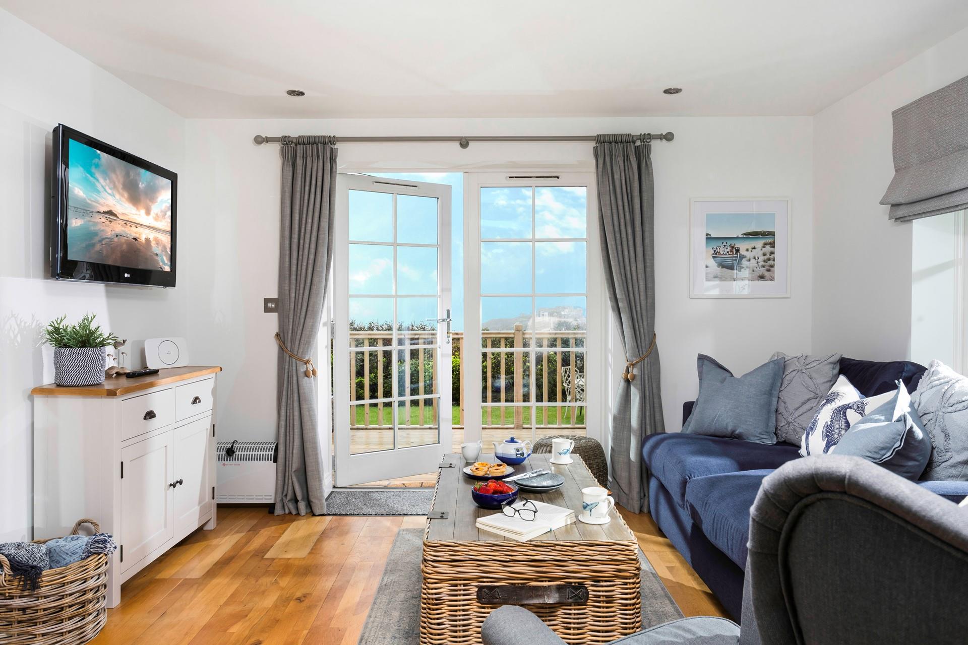 The comfy sofas are the perfect way to relax in the evening whilst watching the sunset.