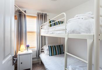 Bedroom 3 has bunk beds perfect for the little ones.