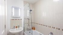 The bath is perfect for indulging in a hot soak with lots of bubbles after a day sunbathing on the beach!