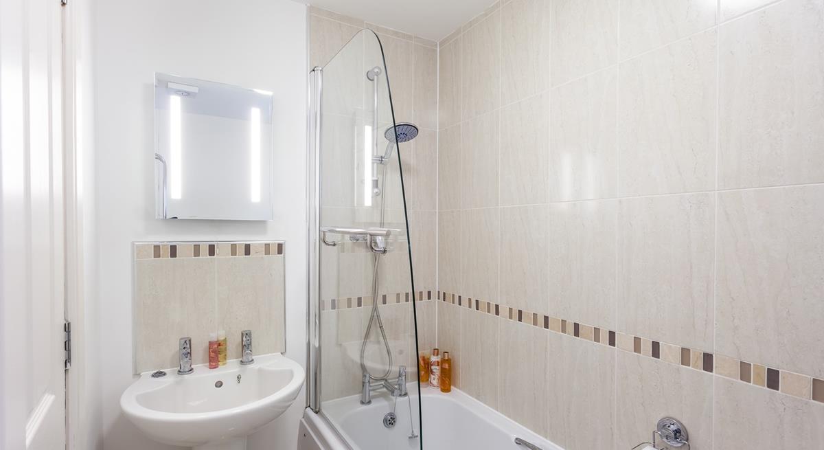 The bath is perfect for indulging in a hot soak with lots of bubbles after a day sunbathing on the beach!