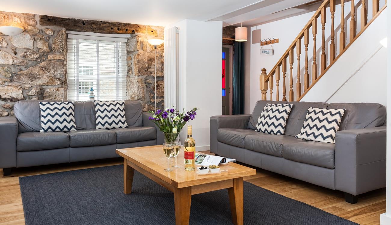 Grab a glass of your favourite drink and settle down for the evening in this welcoming space.