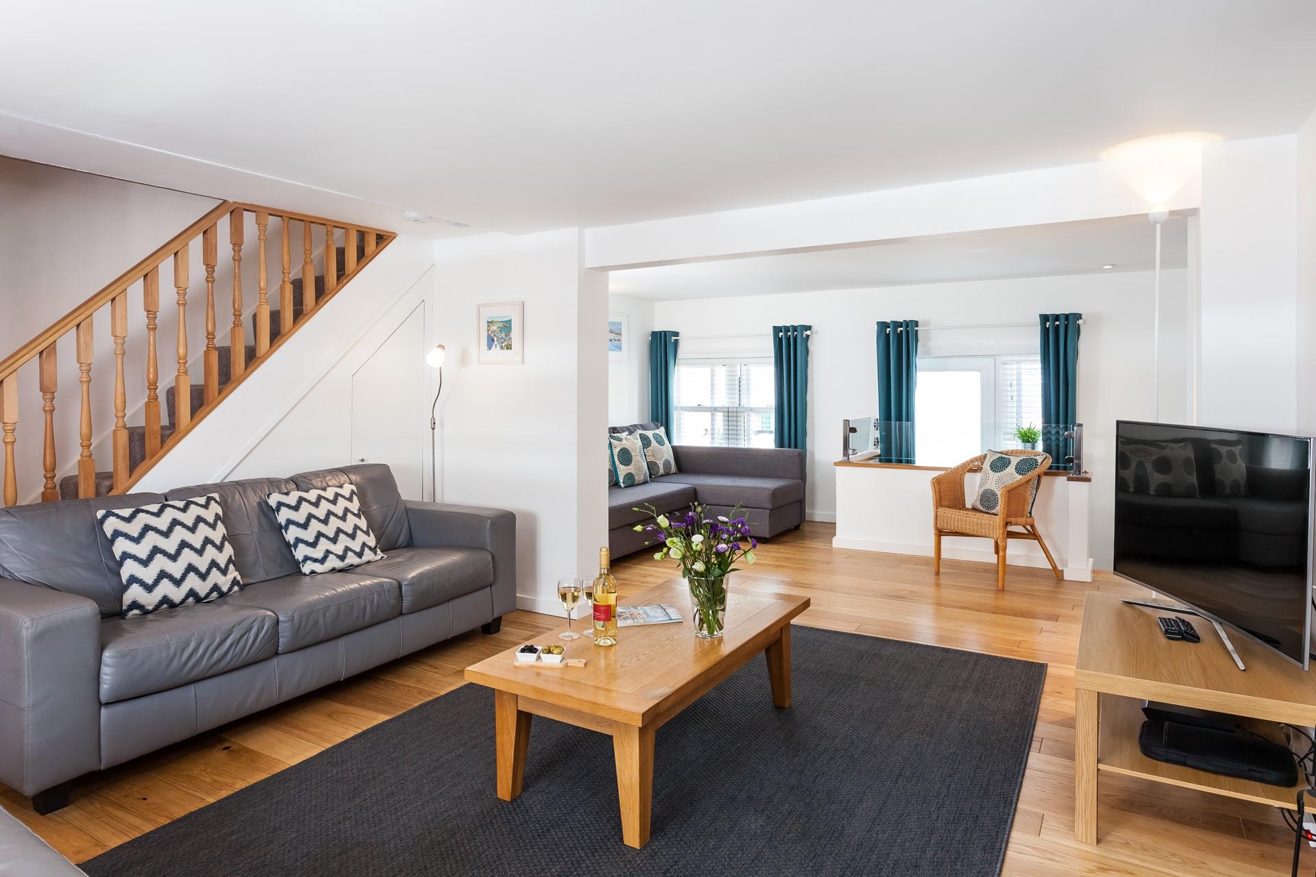 Snuggle down on the comfortable sofas and spend an evening watching a film together.