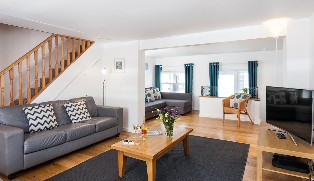 Snuggle down on the comfortable sofas and spend an evening watching a film together.