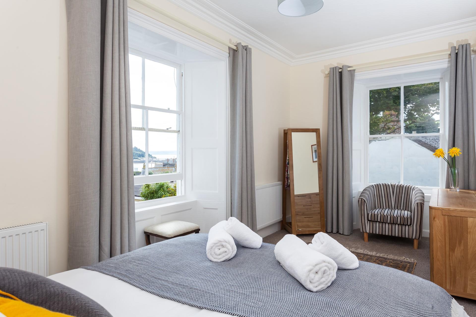 Enjoy views of the Mount every morning when you wake.