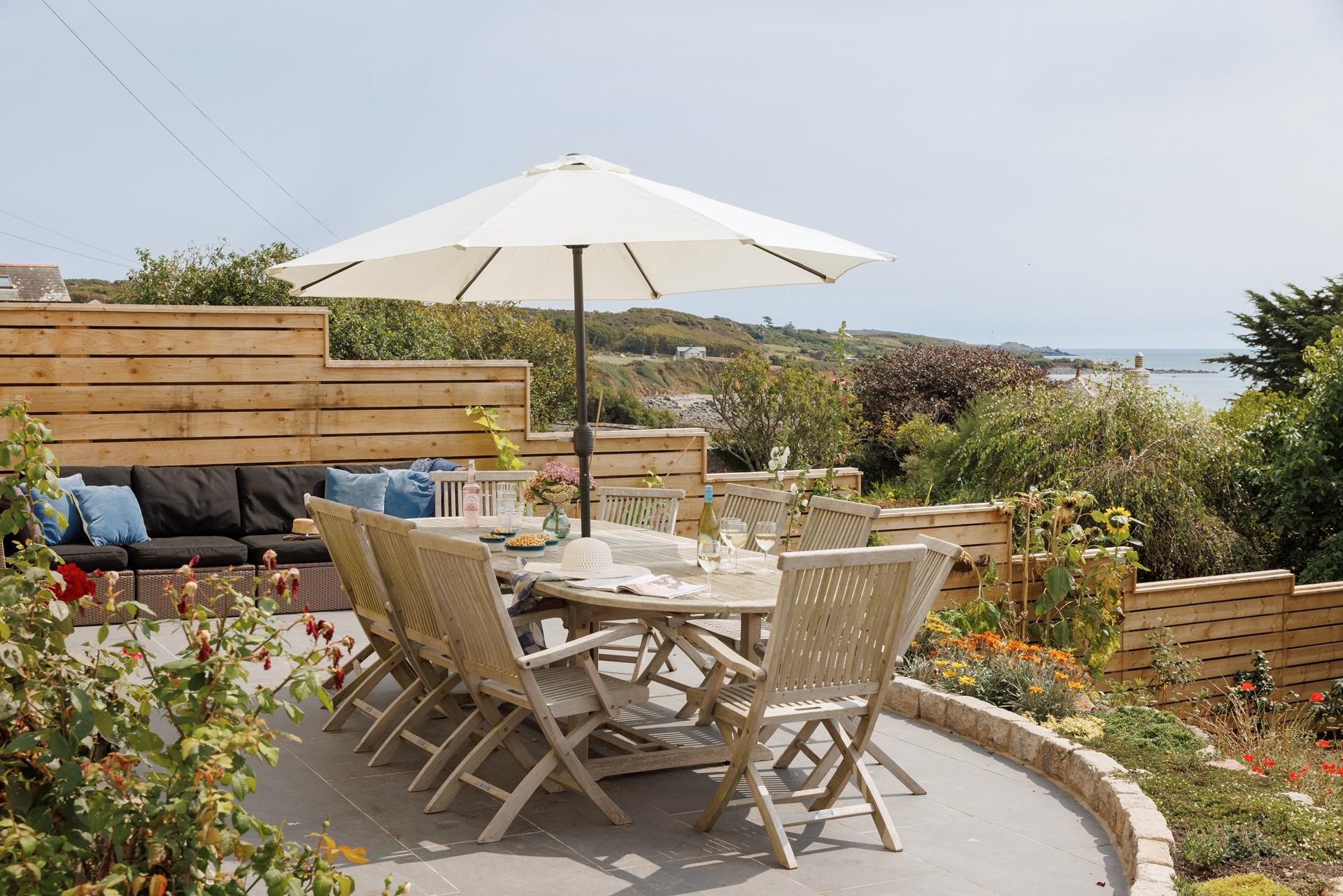 Relax in the beautiful gardens, taking in the stunning views.