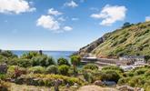 The large garden has unrivalled views of Lamorna Cove. - Thumbnail Image