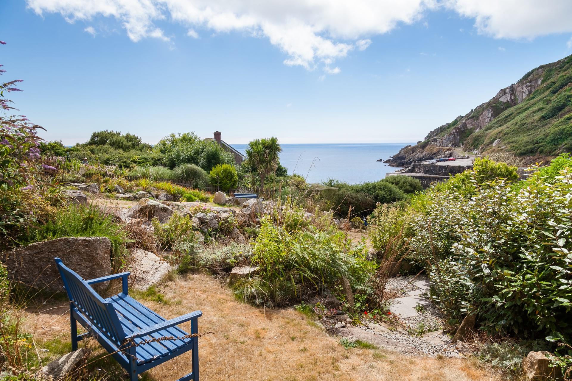 Watch the world go by from the terraced gardens.