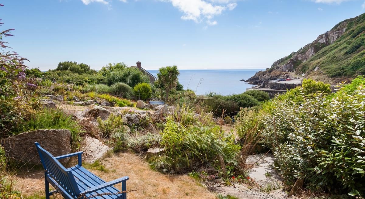 Watch the world go by from the terraced gardens.