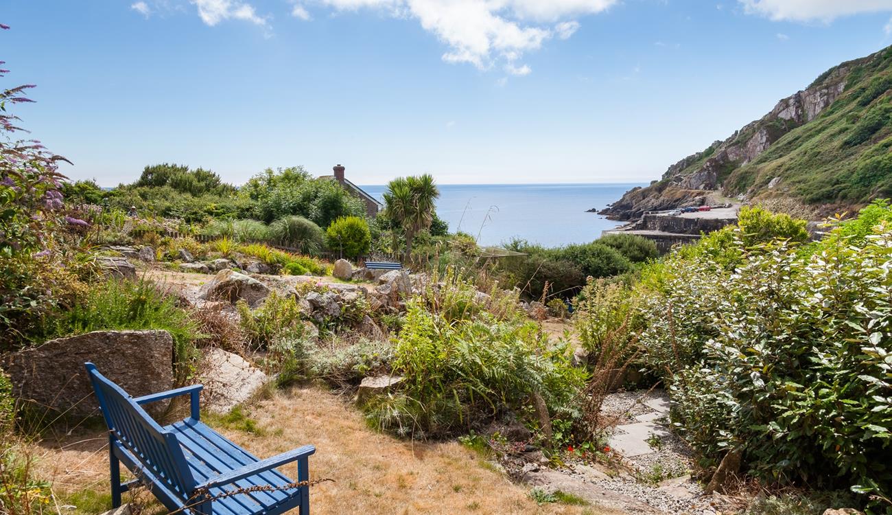 Watch the world go by from the terraced gardens.