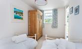 The spacious twin room has incredible sea views from the window.  - Thumbnail Image