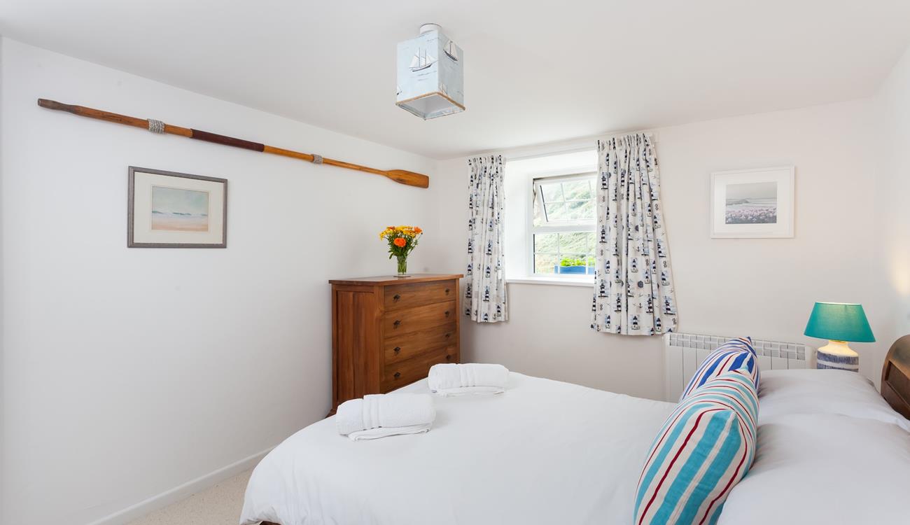 Open the window and breathe in the Cornish sea-salty air; a refreshing way to begin the day. 