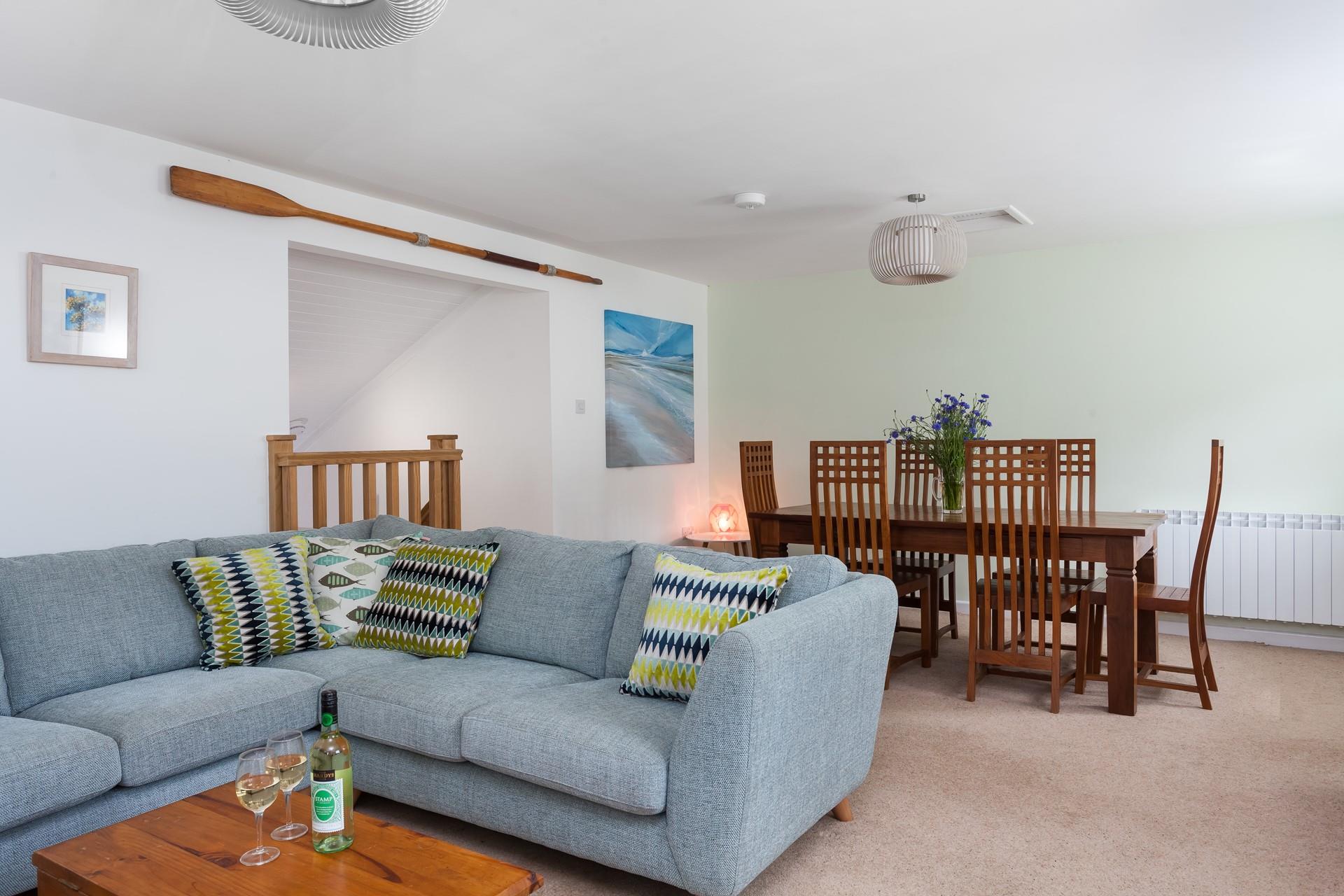 Enjoy a relaxing evening in the open plan sitting/dining room.