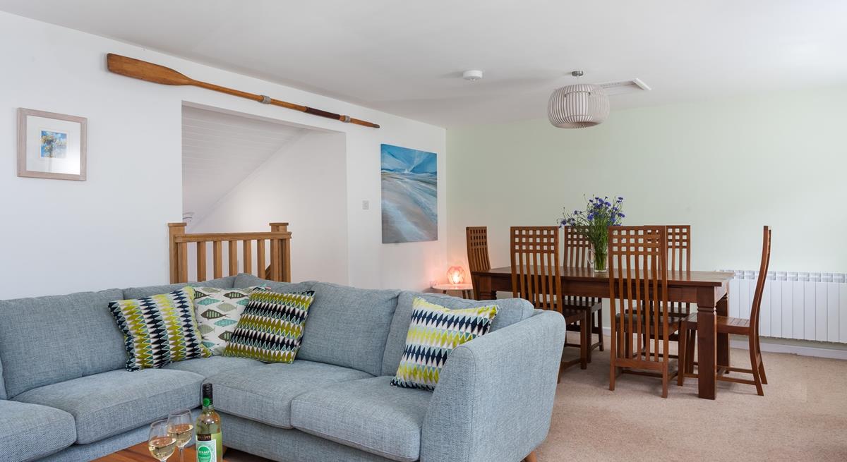 Enjoy a relaxing evening in the open plan sitting/dining room.