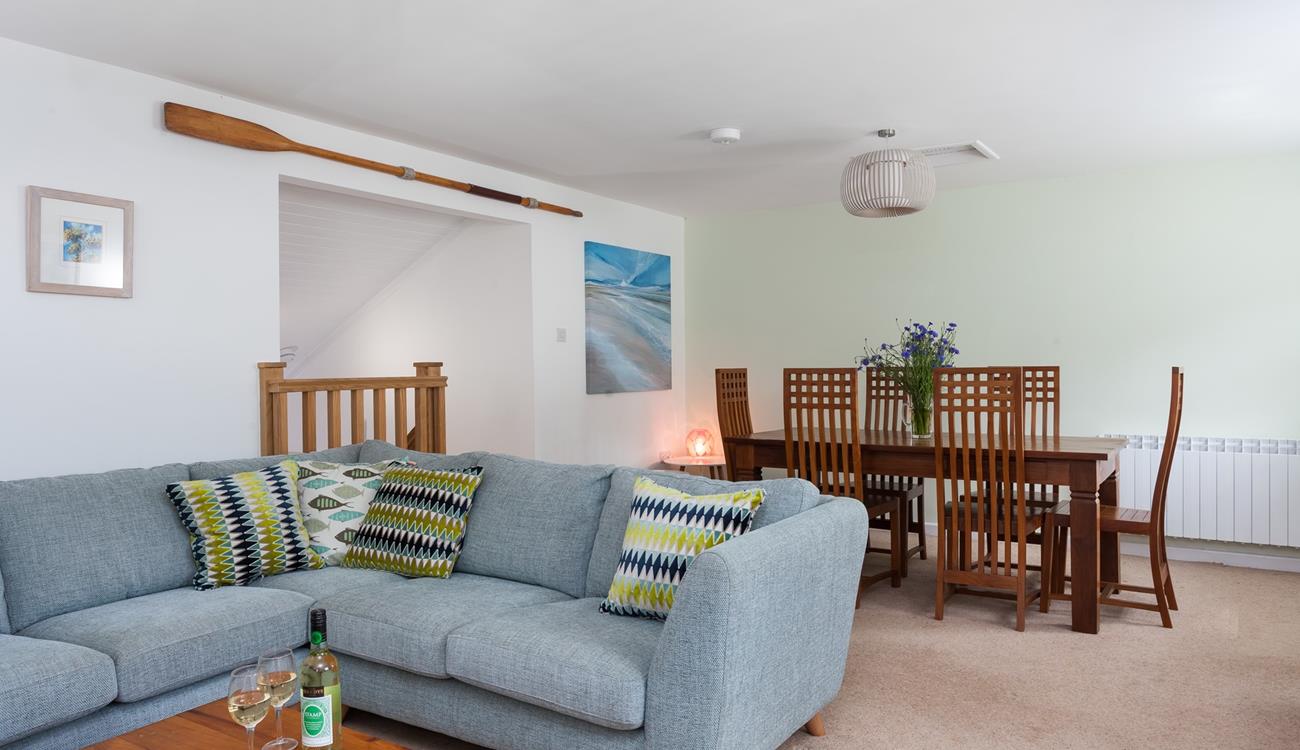 Enjoy a relaxing evening in the open plan sitting/dining room.