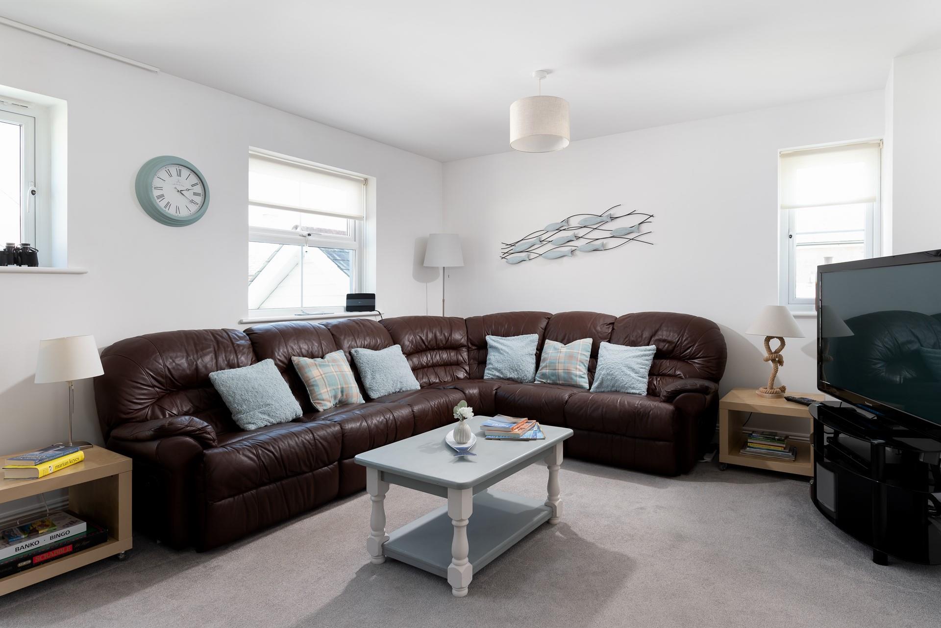 After returning from the beach treat yourself to a cream tea with your feet up.