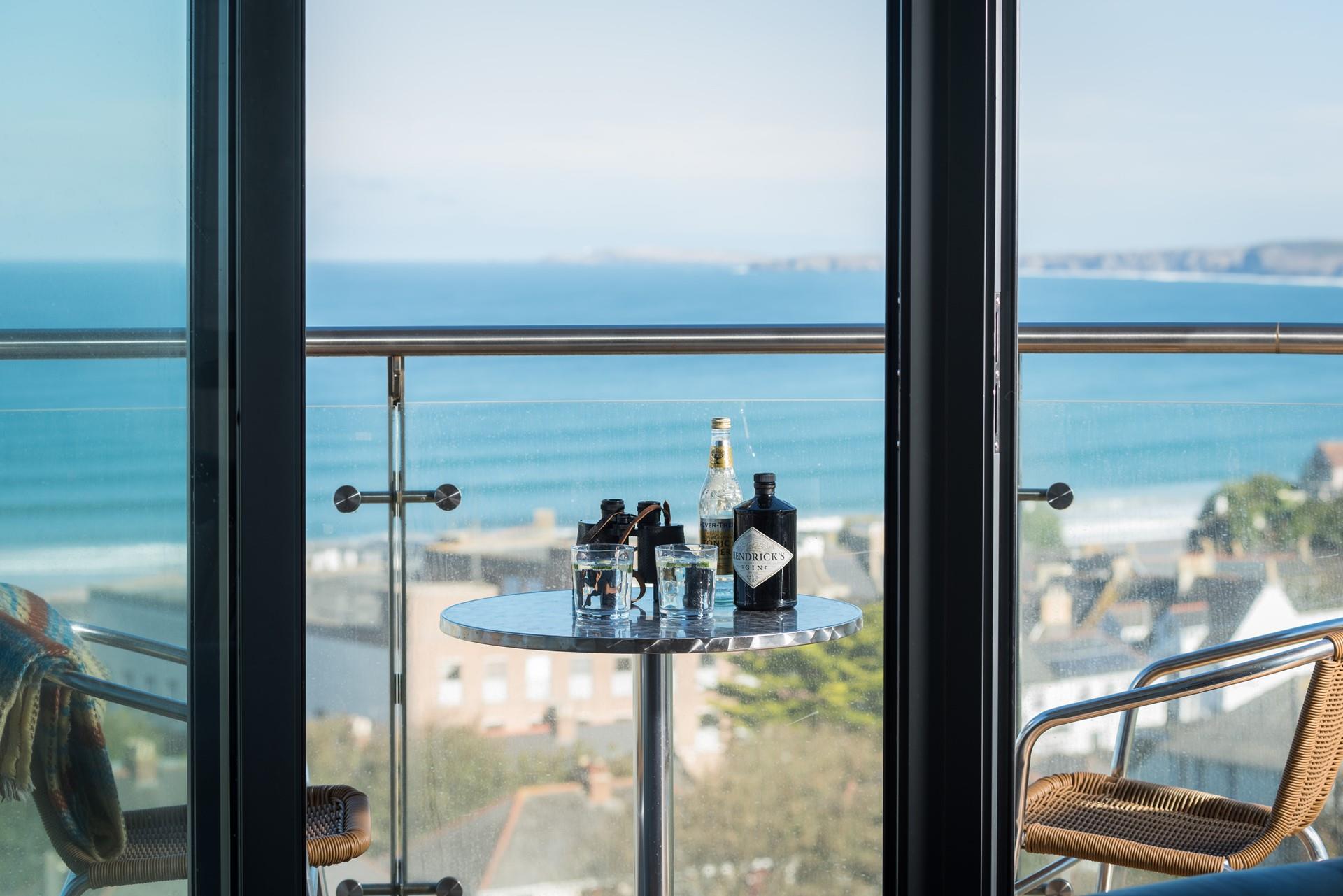 22 Horizons offers the perfect spot to watch the sun go down over the ocean.