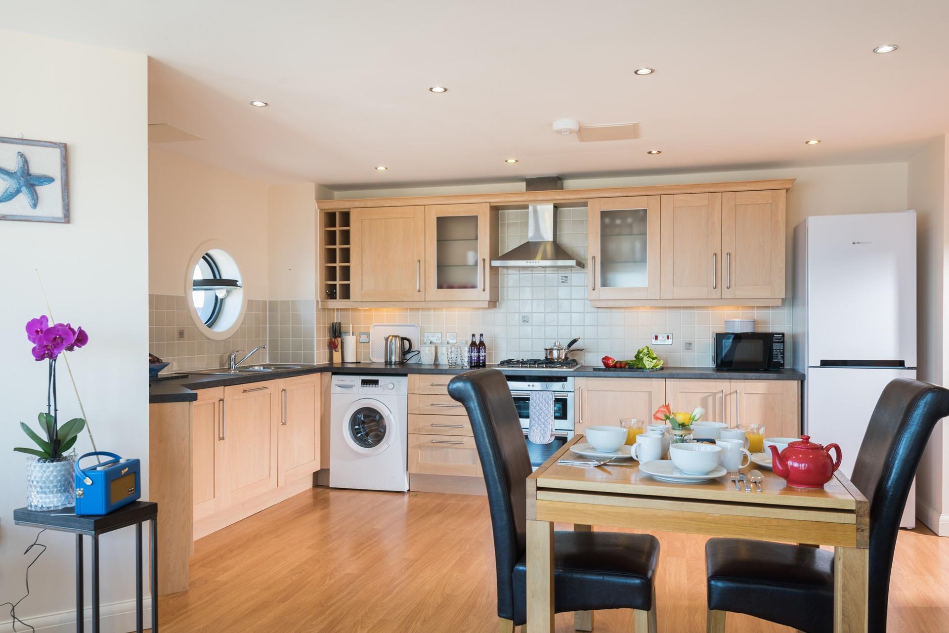 Enjoy a leisurely breakfast as you make plans for the day. 