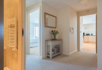 This fantastic apartment benefits from underfloor heating. 