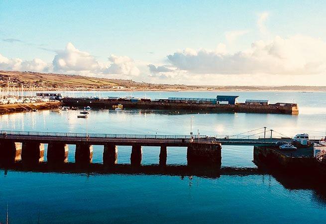 The name 'Sea and Sky' was inspired by the expansive views over Mounts Bay.