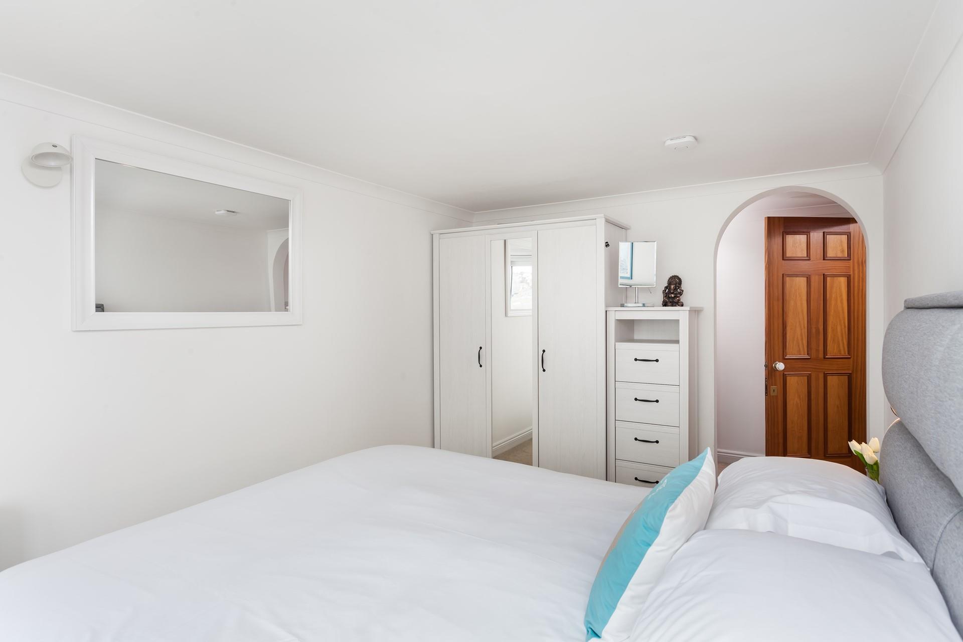 Bedroom 1 is bright and airy and offers a relaxing base to rest each night.