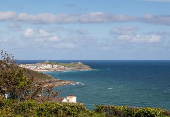 With far-reaching views across the bay, you might even see a pod of dolphins in the turquoise waters. 