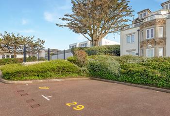 There is allocated parking available at Seashells.