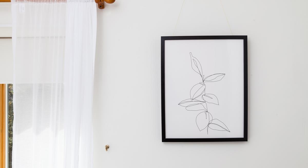 The bedroom has been decorated thoughtfully to create a relaxing environment. 