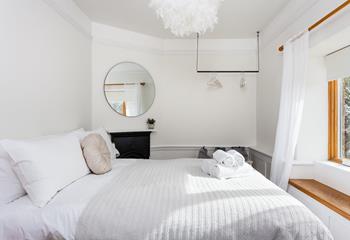 Bedroom 2 is a bright and airy double room, overlooking the garden.
