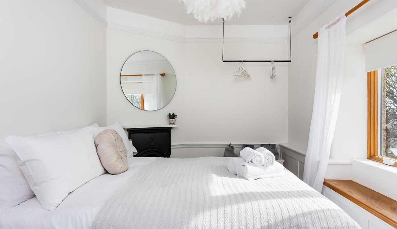 Bedroom 2 is a bright and airy double room, overlooking the garden.