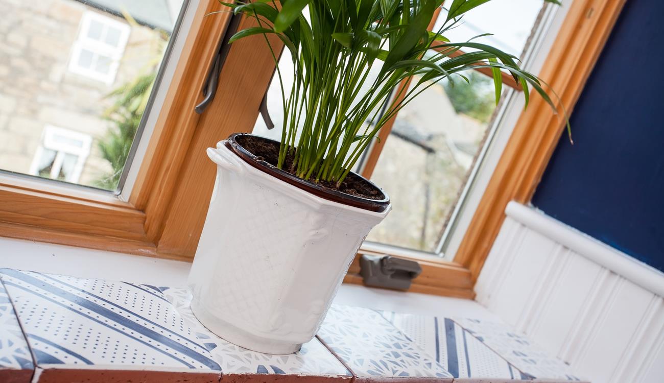 Every detail has been thought about in the beautifully decorated bathroom. 