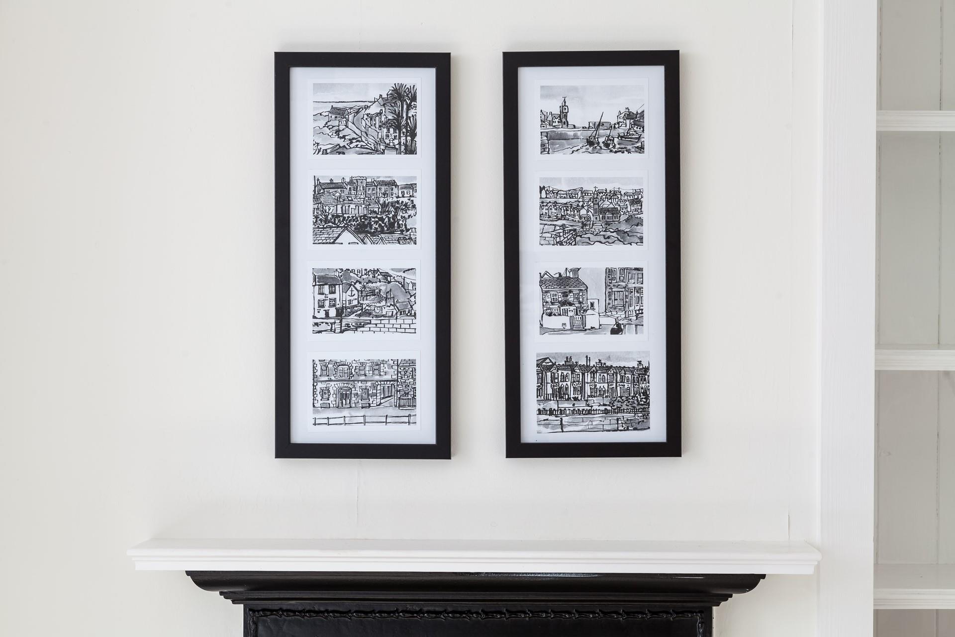 We love these artist's impressions of St Ives. 