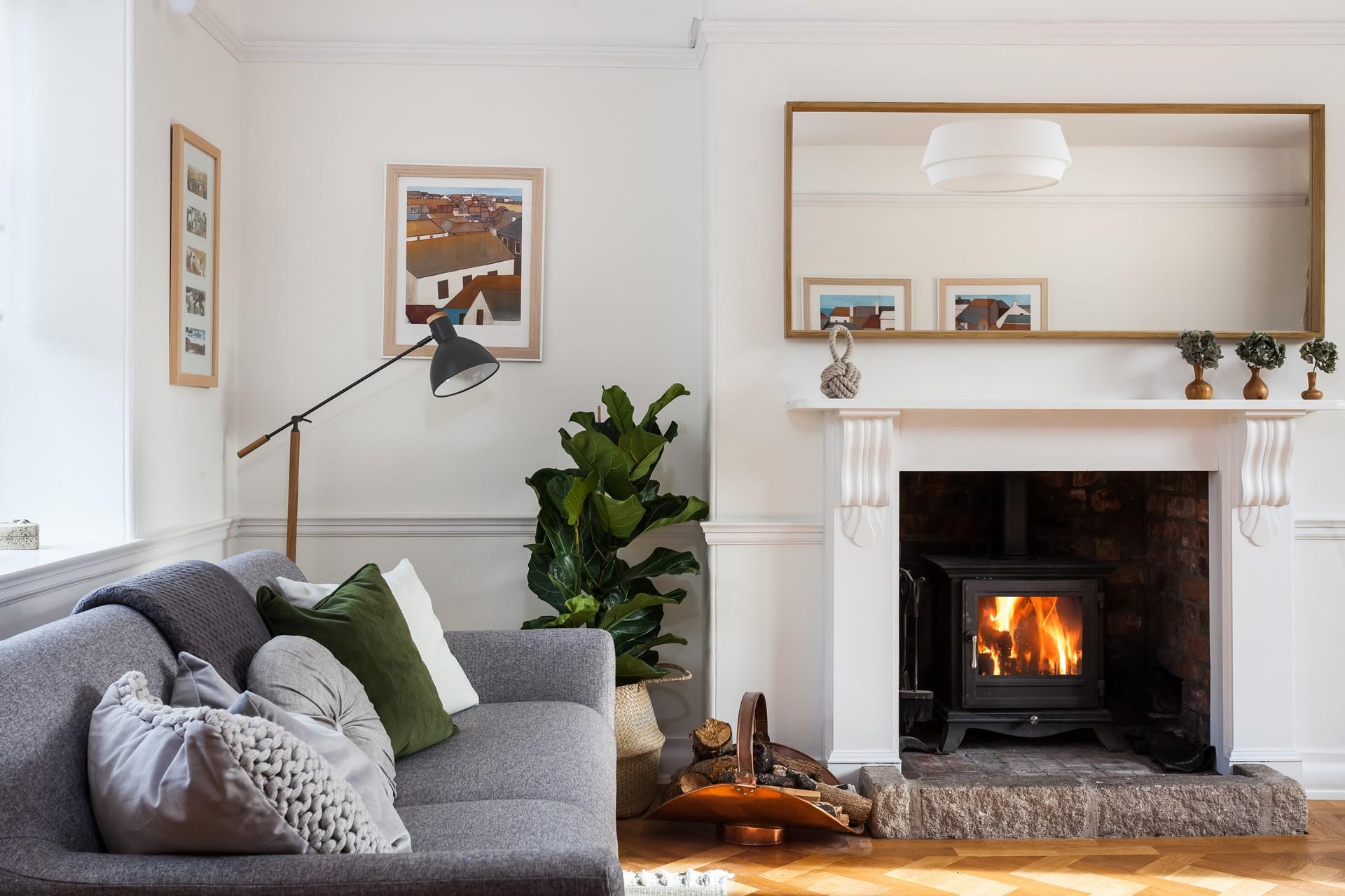 You'll feel right at home in the restful sitting room. 