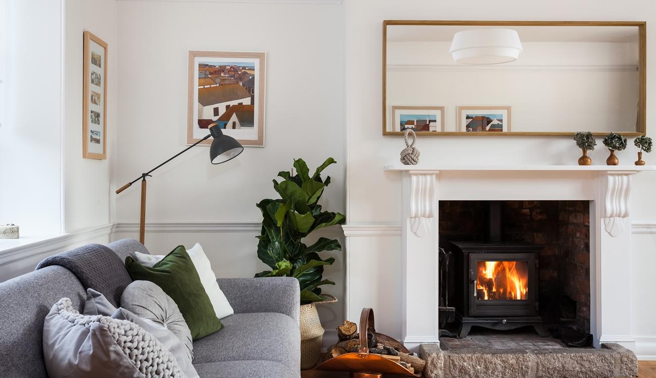 You'll feel right at home in the restful sitting room. 