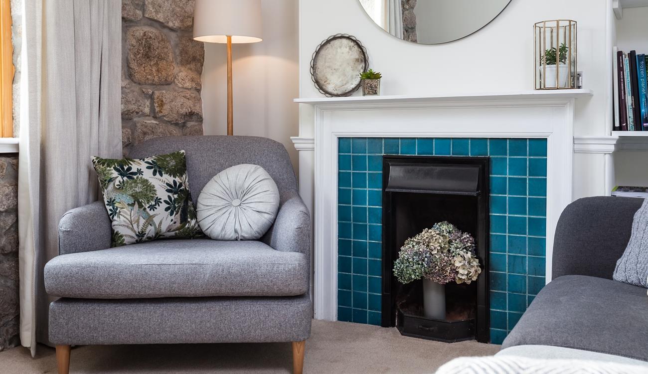 There's plenty of comfy seating for everyone to relax and enjoy a film together. 